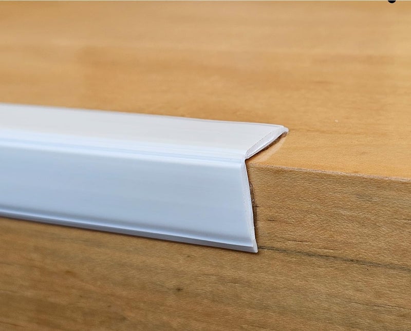 Maydos Inside & Outside Corner Trim, Peel and Stick Wall Molding Trim 3D DIY Decorative Lines for Wall Floor Window Door Ceiling and More,Flexible,Self-Adhesive,1.5in x 16ft, Traffic-White - Image 1